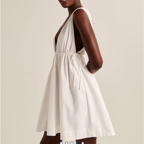 Babydoll Poplin Mini Dress - Picture 5 of 5